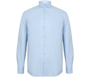Henbury HY532 - Camisa social Homem Azul claro