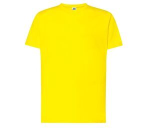 JHK JK145 - Madrid T-shirt de gola redonda para homem Amarelo