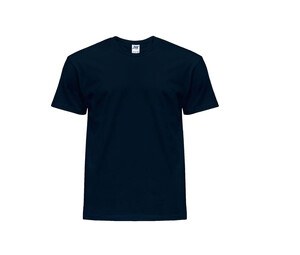 JHK JK145 - Madrid T-shirt de gola redonda para homem Azul marinho
