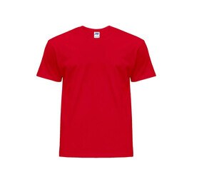 JHK JK145 - Madrid T-shirt de gola redonda para homem Vermelho