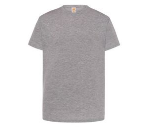 JHK JK145 - Madrid T-shirt de gola redonda para homem Ash Grey