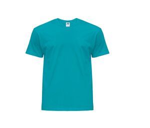 JHK JK145 - Madrid T-shirt de gola redonda para homem Turquesa