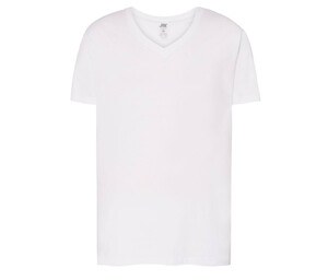 JHK JK401 - Camiseta básica corte em V White