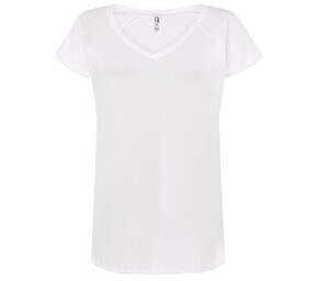 JHK JK411 - Camiseta estilo urbano corte V White