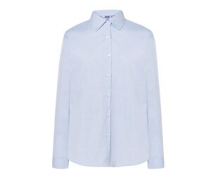 JHK JK601 - Camisa social mulher Oxford Azul céu