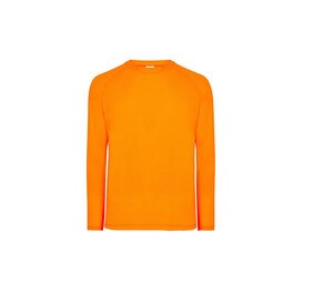 JHK JK910 - Camiseta esportiva mangas largas Orange Fluor