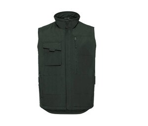 Russell JZ014 - Colete Trabalho Masculino Verde garrafa