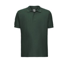 Russell JZ577 - Polo Para Homem - Ultimate Cotton Verde garrafa