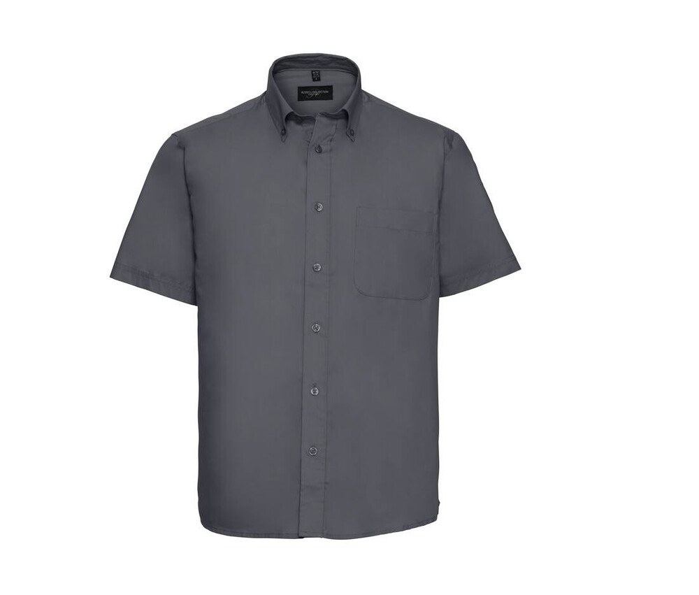 Russell Collection JZ917 - Camisa De Homem De Manga Curta - Classic Twill