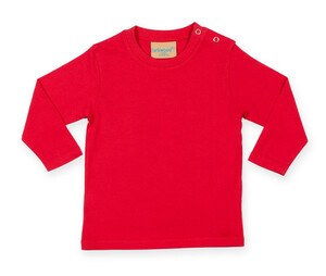 Larkwood LW021 - Camisa interior de bebê manga larga Vermelho