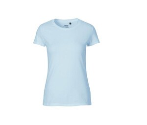Neutral O81001 - Camiseta babylook mulher Neutral Azul claro