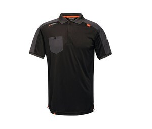 Regatta RGS167 - Camisa pólo respirável Offensive Black