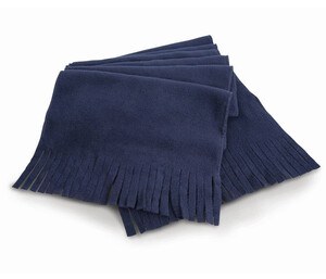 Result RS143 - Lenço de lã com franjas Azul marinho