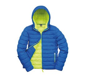 Result RS194 - Casaco almofadado para homem Snow Bird Blue / Lime