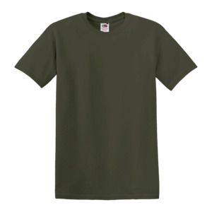 Fruit of the Loom SC220 - Camiseta masculina de gola redonda Classic Olive
