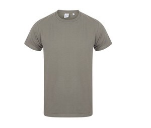 Skinnifit SF121 - Camiseta de algodão alongada masculina