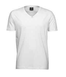 Tee Jays TJ8006 - Tshirt com Gola em V Fashion Sof para homem White