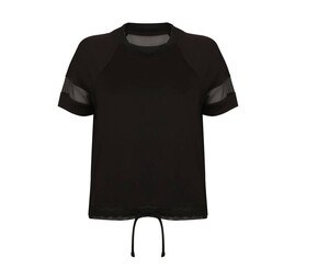 Tombo TL526 - Camiseta com mangas perforadas Black