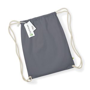 Westford mill WM810 - Bolsa de ginástica orgânica Graphite Grey