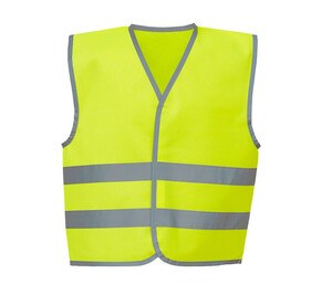 Yoko YK102C - Colete de alta visibilidade para crianças Hi Vis Yellow