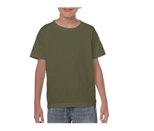 Gildan GN181 - Camisa infantil Gilda pescoço redondo 180 Military Green