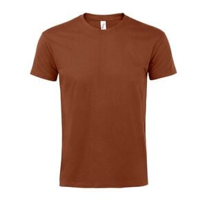 SOL'S 11500 - Imperial T Shirt De Gola Redonda Para Homem Terracotta