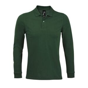 SOL'S 02087 - Perfect Lsl Men Polo Piqué De Manga Comprida Para Homem Verde garrafa