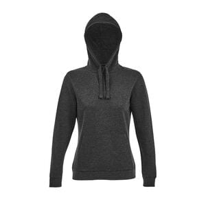 SOL'S 03103 - Spencer Women Sweatshirt Com Capuz Para Senhora Charcoal Melange