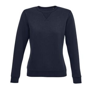 SOL'S 03104 - Sully Women Sweatshirt Para Senhora Com Gola Redonda Azul profundo