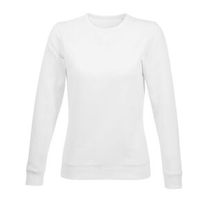 SOL'S 03104 - Sully Women Sweatshirt Para Senhora Com Gola Redonda Branco