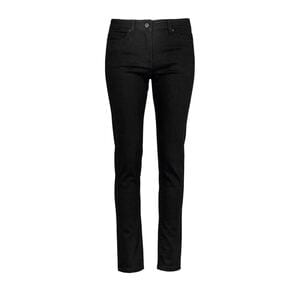 NEOBLU 03181 - Gaspard Women Calças Jeans Slim Strech Para Senhora Preto profundo