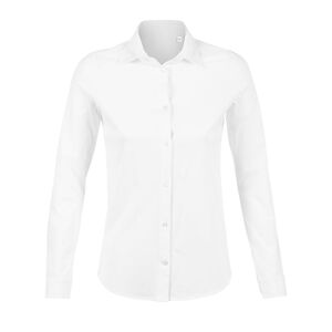 NEOBLU 03199 - Balthazar Women Camisa Em Jersey Mercerizado Para Senhora Blanc optique