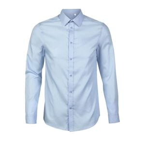 NEOBLU 03182 - Blaise Men Camisa Sem Necessidade De Engomar Para Homem Soft Blue