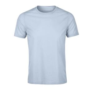 NEOBLU 03184 - Lucas Men T Shirt De Mangas Curtas Em Jersey Mercerizado Para Homem Soft Blue