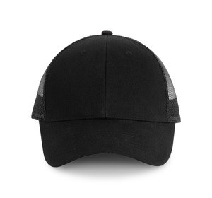 K-up KP158 - Boné Trucker – 6 painéis Black / Black