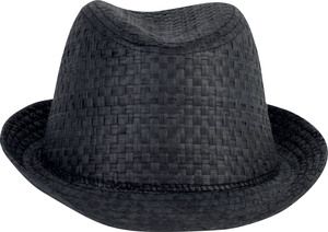 K-up KP612 - Chapéu de palha estilo Panamá retro Black