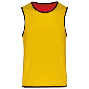 Proact PA046 - Colete rugby reversível de criança Sporty Red / Sporty Yellow