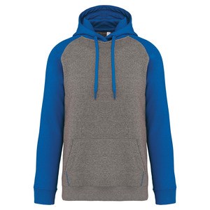 Proact PA369 - Sweatshirt com capuz bicolor de adulto