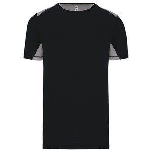 Proact PA478 - T-shirt de desporto bicolor Black / Fine Grey