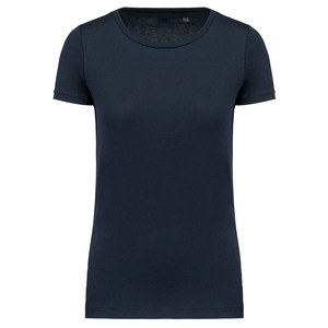 Kariban K3001 - T-shirt Supima® de senhora com decote redondo de manga curta Azul marinho