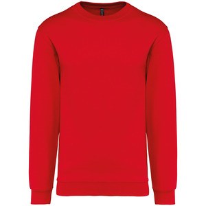 Kariban K474 - Sweatshirt com decote redondo Vermelho