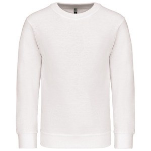 Kariban K475 - Sweatshirt de criança com decote redondo White