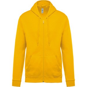 Kariban K479 - Sweatshirt com capuz e fecho Yellow