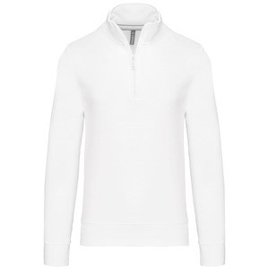 Kariban K487 - Sweatshirt 1/2 fecho White