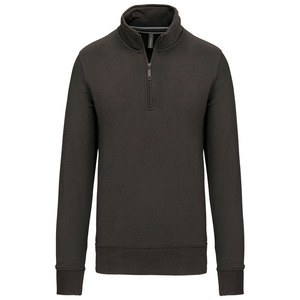Kariban K487 - Sweatshirt 1/2 fecho Cinzento escuro
