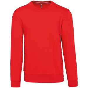 Kariban K488 - Sweatshirt com decote redondo Vermelho