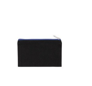 Kimood KI0720 - Bolsa em algodão canvas – modelo pequeno Black / Royal Blue