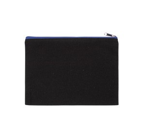 Kimood KI0722 - Bolsa em algodão canvas – modelo grande Black / Royal Blue