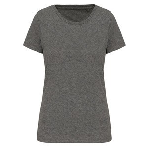 Kariban K3001 - T-shirt Supima® de senhora com decote redondo de manga curta Grey Heather