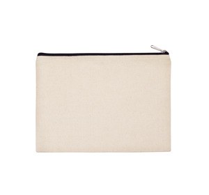 Kimood KI0722 - Bolsa em algodão canvas – modelo grande Natural / Preto